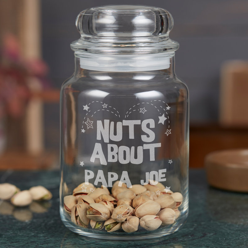 Nuts About ... Gravé de 0,8 pte Bocal à biscuits, Oui