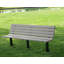 Banc de parc en plastique recyclé Contour-10632723-10632725-10632728