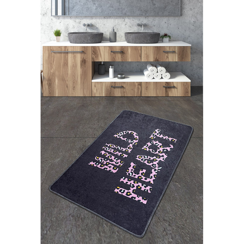 Tapis pour salle de bain Cecili, L 28 po x L 47 po