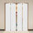 Space-saving Modern Interior Doors, Solid Mdf Milk White For Pantry