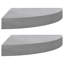 Tablette flottante triangulaire en bois massif 2 pièces Naudiya-1697334929-1687716872