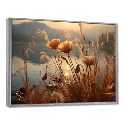 Sunset Wildflower Serenade - Wildflowers Canvas Print