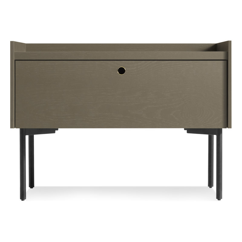 Peek 1 - Drawer Nightstand, Dark Olive