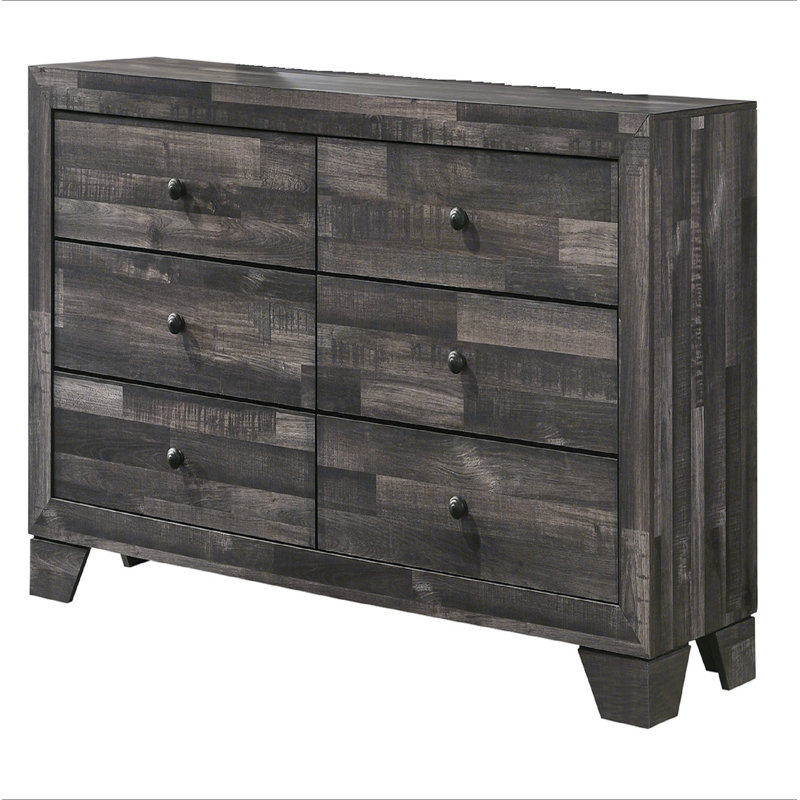 Mobilier de chambre à coucher 1Pc, Brun gris rustique
