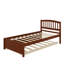 Lit plateforme simple en bois avec lit gigogne-936790340