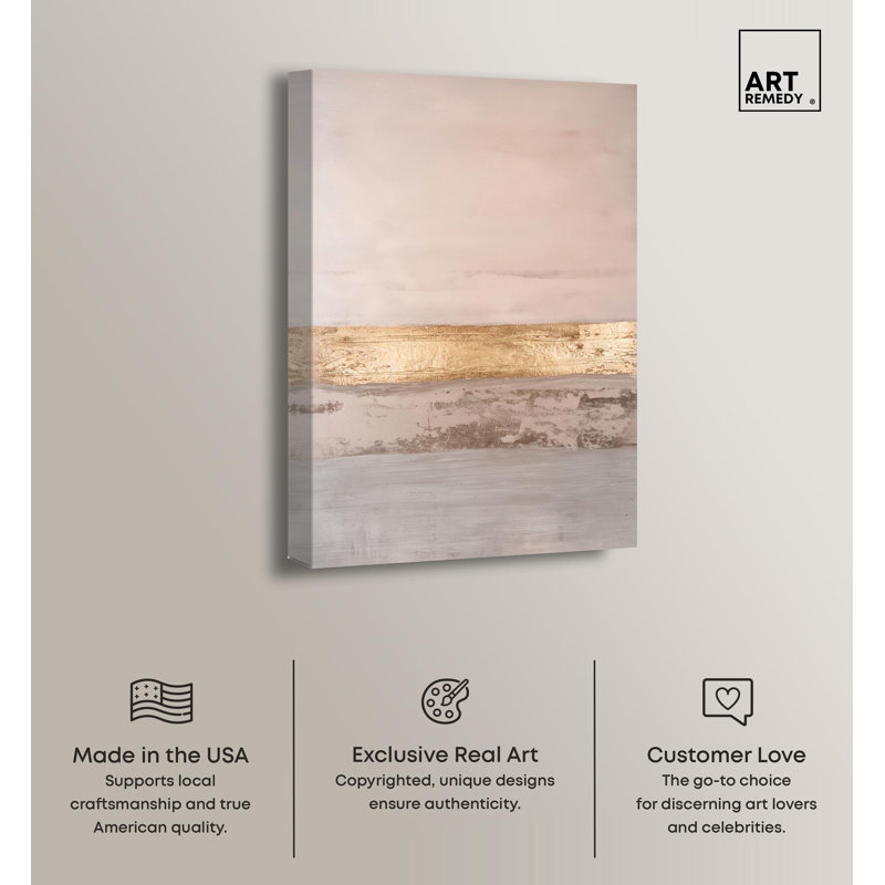 Neutral Undertones 24" x 16" Canvas Boho Abstract Art