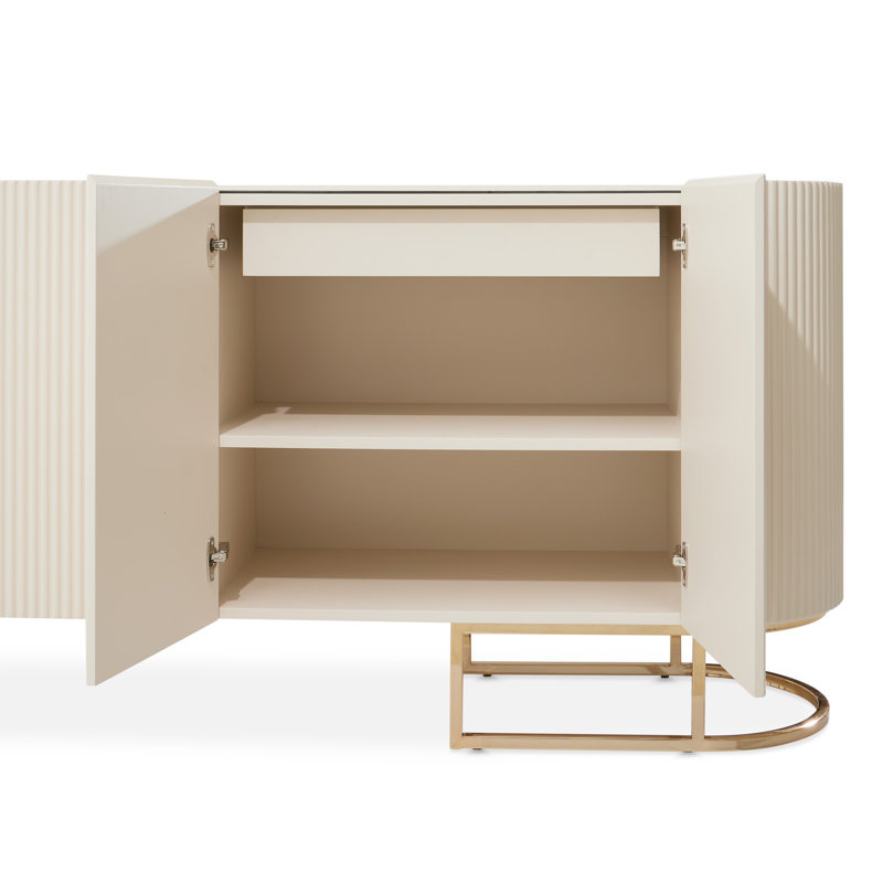 Lisbon 85.75'' W Sideboard, Cream