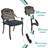 2 - Person Patio Dining Set with Round Table , Cushions Included-400101797