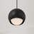 Dolby 1 - Light Black Iron Sphere Pendant
