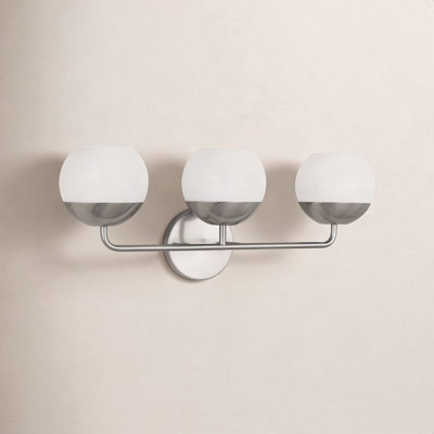 Avoca 3 Light Frosted Dimmable Vanity Light