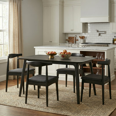 Solid Table And Solid Chairs Set