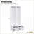 Coat Racks, Set of 2 French Retro 3-in-1 Hall Tree with Bench &amp; Drawers, White | White | MDF-2002065408