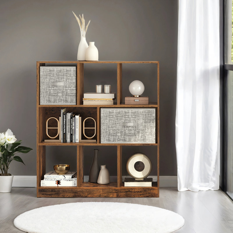 Cherey Bookcase, Rustic Brown
