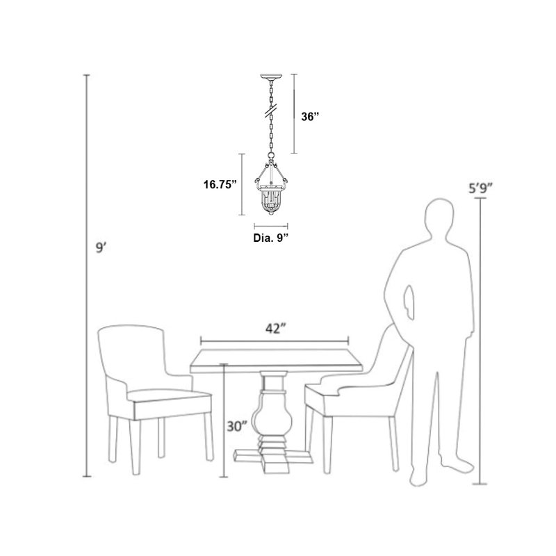 Lindley 2 - Light Single Pendant, Brushed Nickel