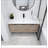 48 Inch Bathroom Cabinet With Sink,Soft Close Doors and Drawer,Float Mounting Design,48x18(KD-Packing)