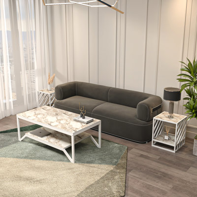 Flora & Norm Coffee & Side Table Set by Mercer41