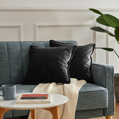 Housse de coussin carré en velours
