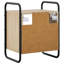 40 cm W Galvanised Steel Bedside Table-1076064656