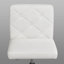 Chaise de bureau ergonomique blanche sans accoudoirs