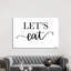 Let's Eat by Imperfect Dust - Textual Art on Canvas-269949948-269949950
