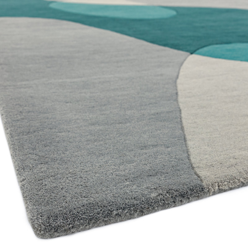Wade Abstract Wool Hand Woven Area Rug, Rectangle 160 x 230cm