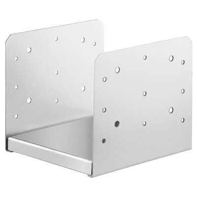 VEVOR 8"X 8" Post Base, 1Pcs Stainless Steel Adjustable Post Anchor Bracket(Internal 7.8 X 7.3"), Adjustable Post Base For Pavilion Deck Porch Handrail Railing Support Decorative Anchor Plate