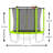 Creationstry 8' x 8' Round Backyard Trampoline-99073042