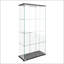 Vitrine moderne en verre avec lumières DEL