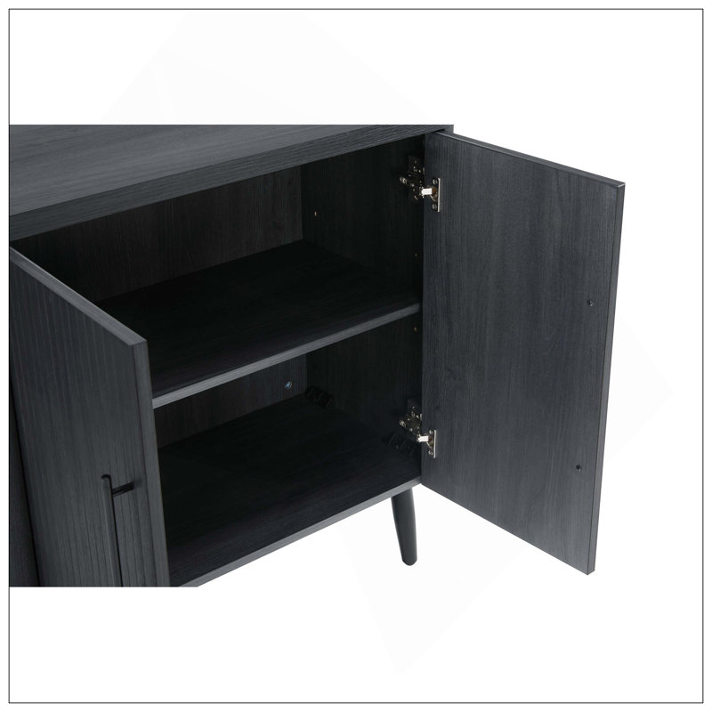 Buffet décoratif gris anthracite, Gris anthracite