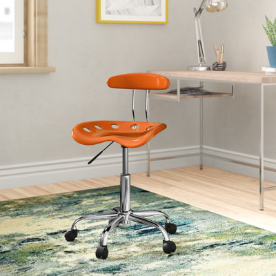 Bonavant Adjustable Height Stool with Removable Casters/Wheels