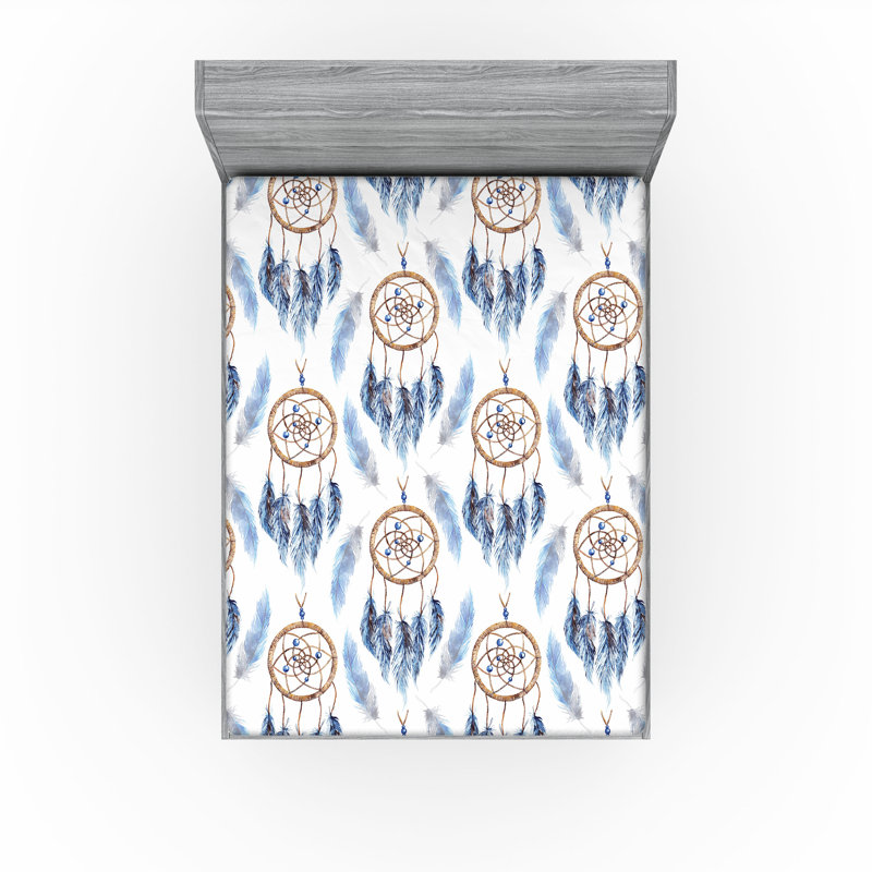 Drap-housse Ambesonne Dreamcatcher, Drap-housse de taille très grand