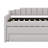 Twin Padded Daybed With Trundle & Three Roomy Drawers-29023811