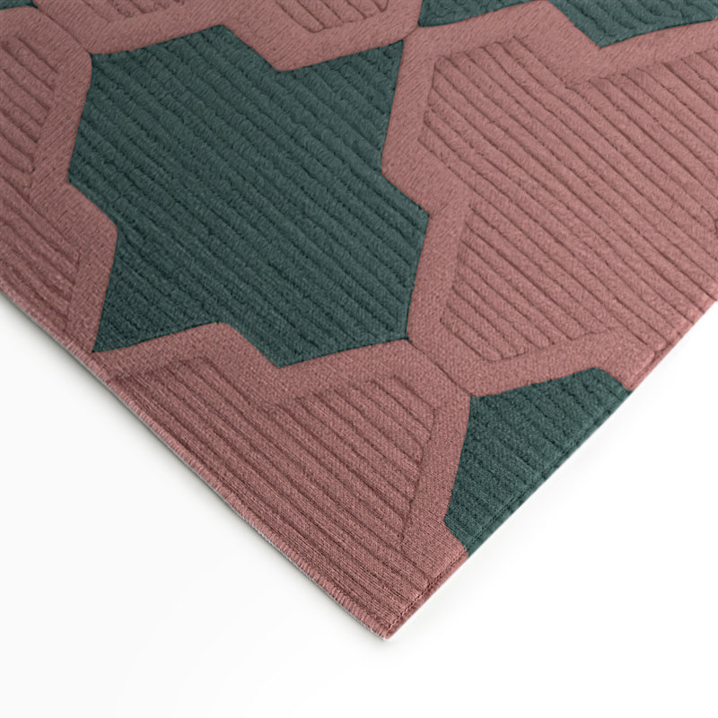 Tapis brun intérieur et extérieur Trellis, Rectangulaire 3 pi x 5 pi