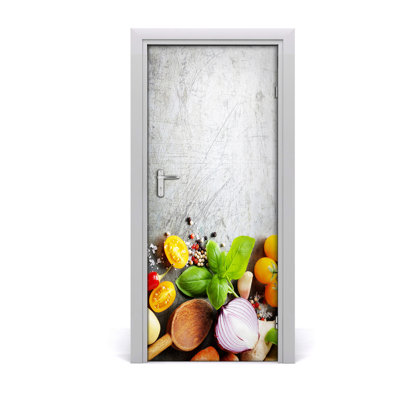 Vegetables Door Decal