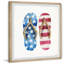 Impression encadrée « patriotes slippers »-51961025