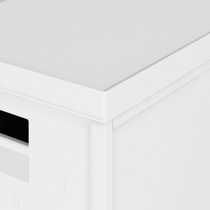 Ensemble de 2 boîtes de rangement pliables et empilables avec couvercles pour l'organisation à la maison ou au bureau