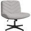 Armless Wide Desk Chair with Cross-shaped Base-446628279