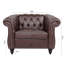 Ensemble de 2 chaises capitonnées Chesterfield-130617356
