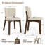 Chaise d'appoint rembourrée en bois massif Annika (ensemble de 4)-1114888220-1114888219