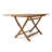 Nayoun 4 - Person Acacia Wood Patio Dining Set with Rectangular Table