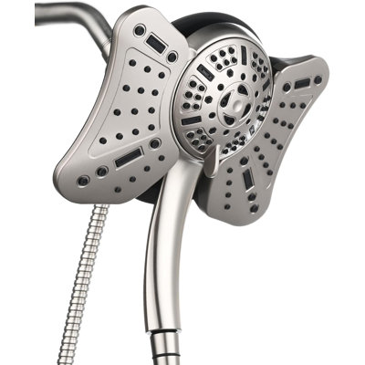 2-In-1 Rainfall And Handheld Shower Head Combo With 9 Spray Modes, 2.5 Gpm