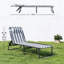Chaise longue d'extérieur, chaise longue de plage