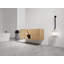 Meuble-lavabo mural de 48 po (47-1 / 16 po), charnière de porte à fermeture en douceur et support de rangement ouvert, ensemble KD, bvb07248imox (meuble-lavabo seulement, évier exclu)