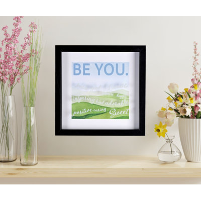 Framed Wall Art Be You 10X10