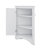 Triangle Corner Cabinet Featuring Adjustable Shelves And Stylish Doors-1284627083