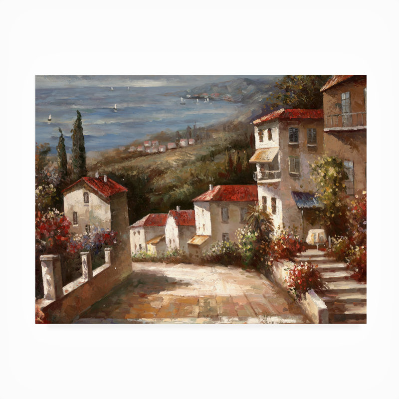 Tuscany Landscape All-Weather Canvas Outdoor Wall Art