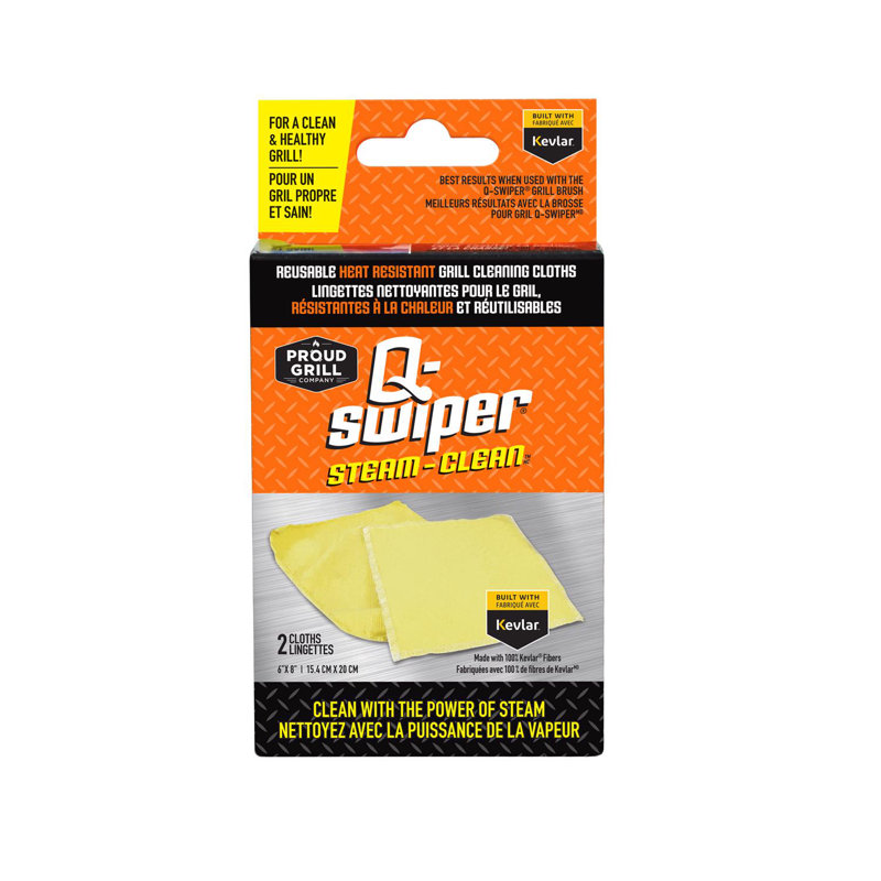Proud Grill Q-Swiper Steam Clean Cloth 2 pk