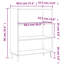 Mahkenzie 90cm H x 69.5cm W Standard Bookcase-399205485