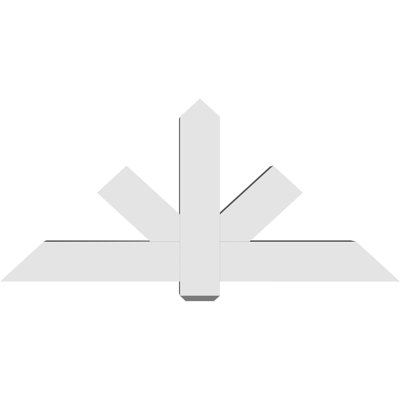Support de pignon en PVC de qualité architecturale Kennewick