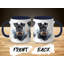 Artistic Watercolor Schnauzer Dog Design 11oz Coffee Mug-905622799